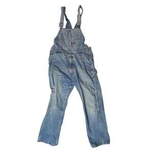 Big Smith Overalls Mens 32x32 Denim Bib Carpenter Workwear USA